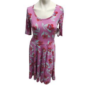 LuLaRoe | Dresses | Lularoe Womens Riley Dress Xs Extra Small Black Grey  Flutter Sleeves New | Poshmark